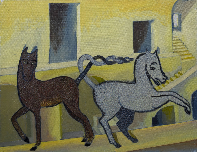 3. War Horses on Parapet